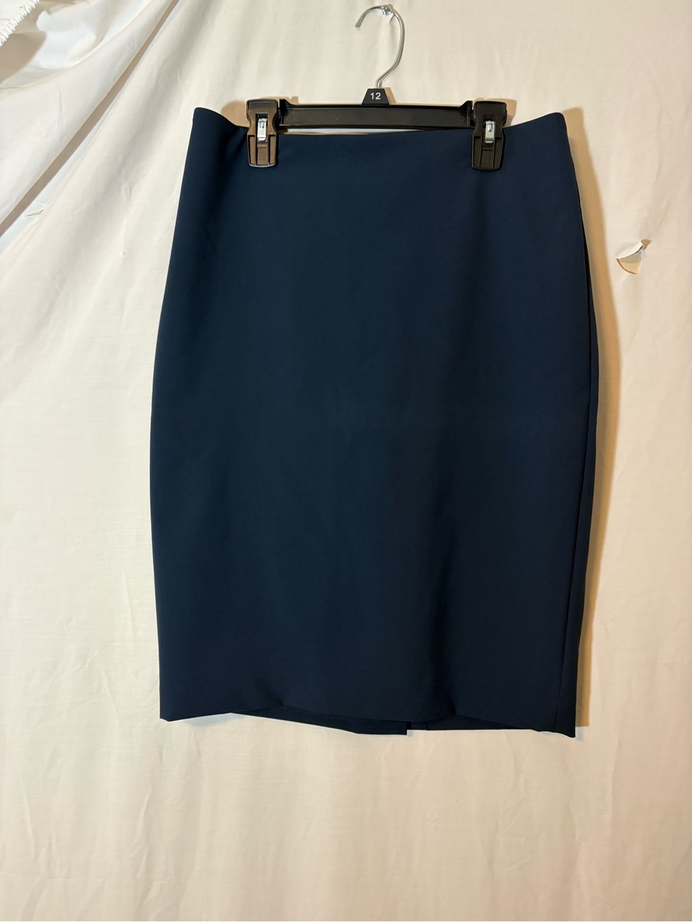 Ann Taylor Navy Lined Pencil Skirt